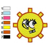 SpongeBob Sunny Embroidery Design